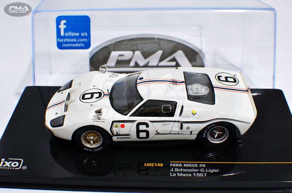 FRANK GARDNER, ROGER MCCLUSKEY 1967 HOLMAN & MOODY FORD GT40 MK.IIB 1:43